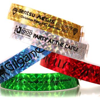 Holographic Edit Wristbands